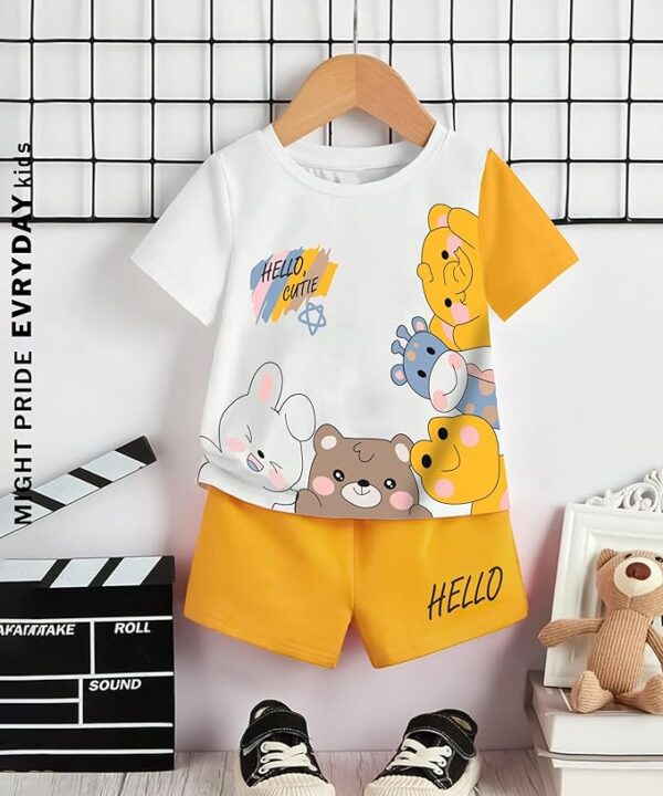 Premium Printed Tshirt and Shorts Co-ords Set