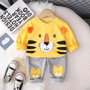 Printed Top with Joggers for Baby Boys