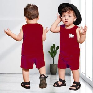 Round Neck Sleeveless T-Shirt & Short