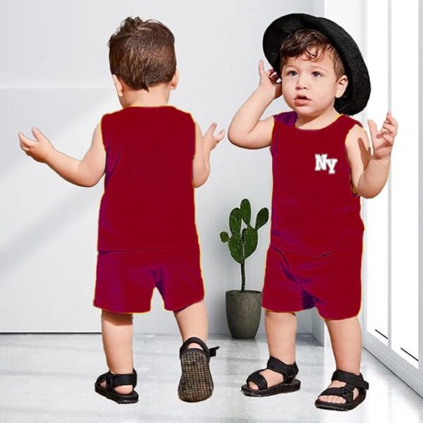 Round Neck Sleeveless T-Shirt & Short