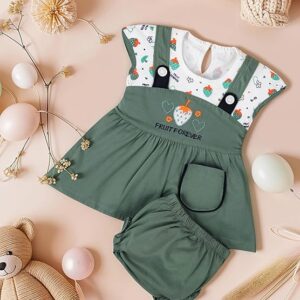 Short Sleeve Fit and Flare Frock Dress