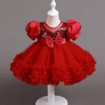 Short Sleeve Girl Frock