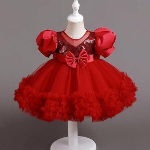 Short Sleeve Girl Frock