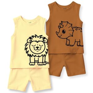 Shorts and Matching Tshirt Coord clothing set