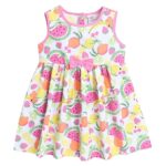 Sleeveless Floral Print Dress