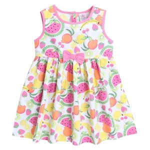 Sleeveless Floral Print Dress