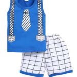 Sleeveless T-Shirt And Half Pants For Infants