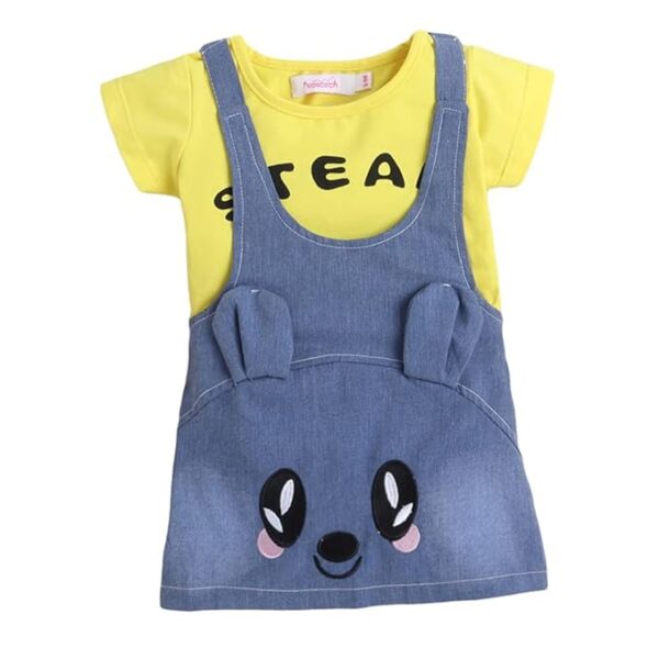 T-Shirt and Dungaree Overall Set
