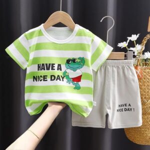 T-Shirt and Shorts Summer Clothing Set