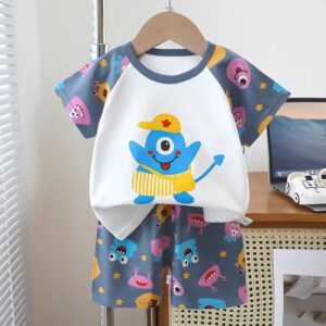 T-shirt & Shorts Clothing Set for Infant Toddler Baby Boy Girl