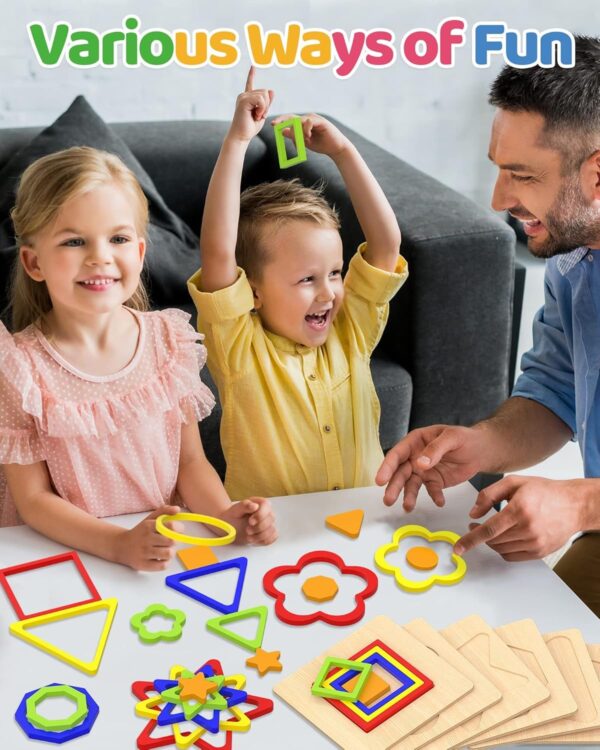 3pcs Toddler Puzzles Wooden Toys