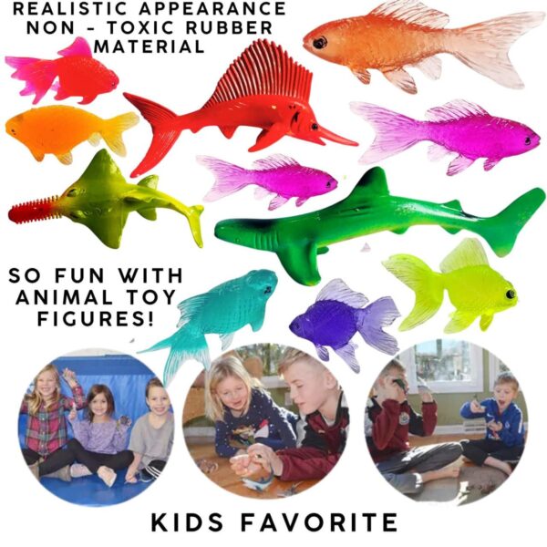 Aquatic Sea Animals Set for Kids Boys and Girls