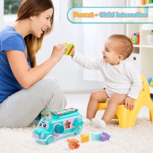 Baby School Bus Xylophone Toy for Toddlers