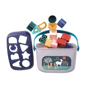 Block Shape, Sorter, Colors, ABCD Shape, Toys