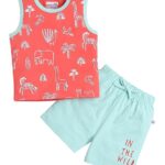 Boys Sleeveless T-Shirt & Short Set