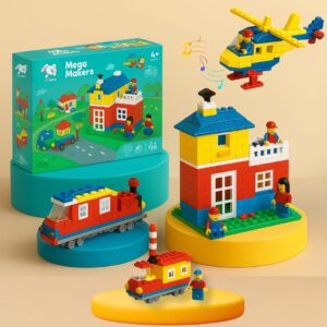 Building and Construction Blocks Toy Set