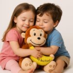 Coolet Cute Soft Stuffed Monkey Toy with Banana