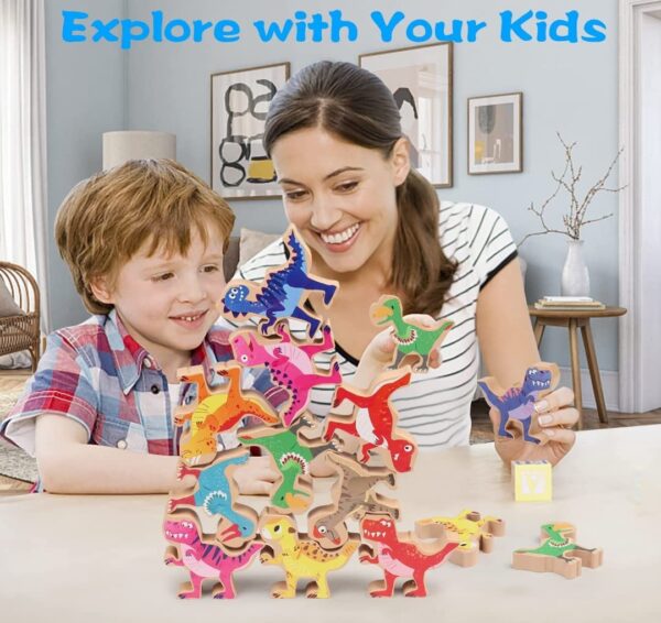 Dinosaur Stacking Toys Blocks for Kids