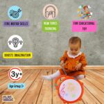 Drum Toy with Flash Light & Musical Sound Instrument