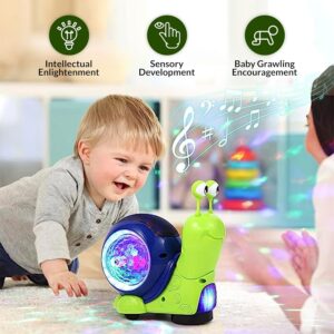 Electric Multifunctional Musical Snail Baby Toy