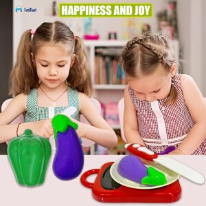 FunBlast Realistic Fruit and Vegetables Toy for Kids