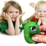 Funny Pop-Out Grass Worm Pinch Stress Toys