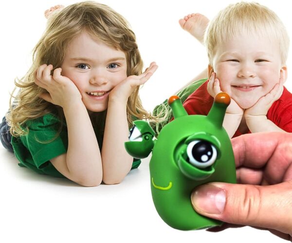 Funny Pop-Out Grass Worm Pinch Stress Toys