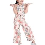Girls Floral Top & Palazzos Sets