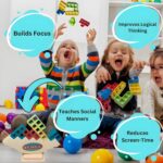 KITTER Tetra Tower Game 32 Pcs Stack Tower