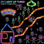 LED Light Push and Pull Pipe Tube Toy for Kids
