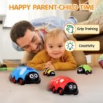 MOROVIK Pull Back Cute car for Toddler