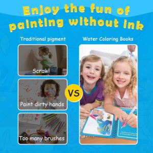 Magic Water Coloring Doodle Book
