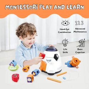 Montessori Spaceship Toy for Toddlers