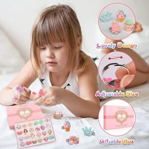 SUPER TOY Adjustable Finger Ring for Girls