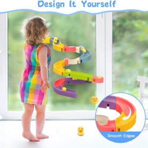 Small Duck Slide Track Bath Toys