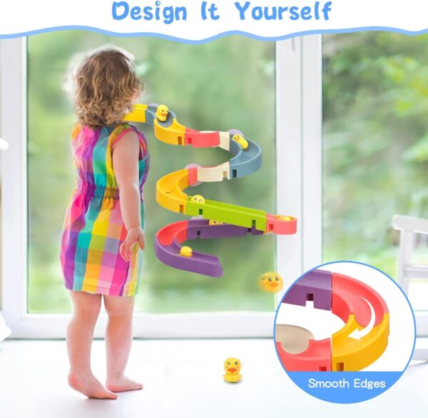 Small Duck Slide Track Bath Toys