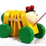 SubiMouIQ Wooden Caterpillar Car