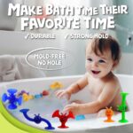 Textured Suction Bath Toys 19pcs