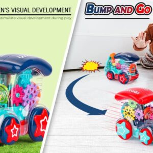 Transparent Bump and Go Toys