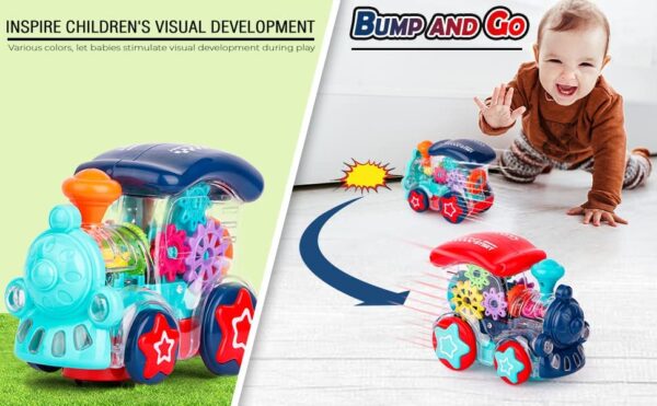 Transparent Bump and Go Toys