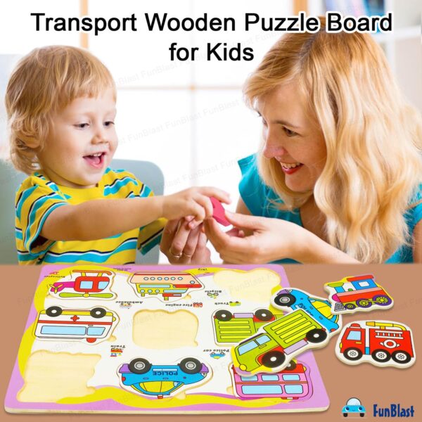 Transport Puzzle Board- Pack of 1