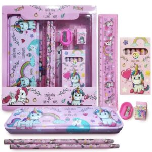 Unicorn-Themed Stationery Set for Kids