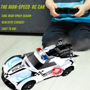 VikriDA Rc Police Sports Speed Remote Control Car