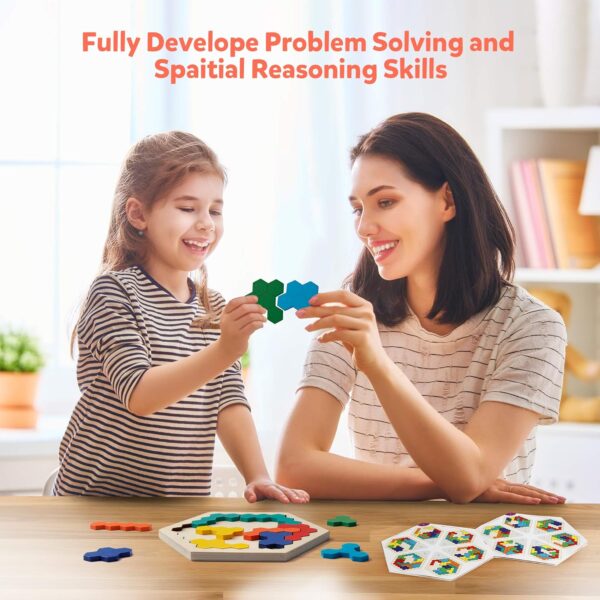Wooden Hexagon Puzzle for Kid