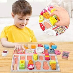 Wooden Ice Cream Shop Play Set