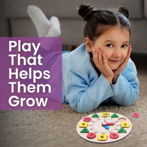 Wooden Learning Clock for Kids
