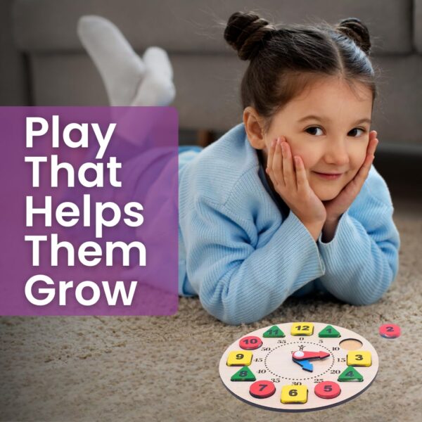 Wooden Learning Clock for Kids