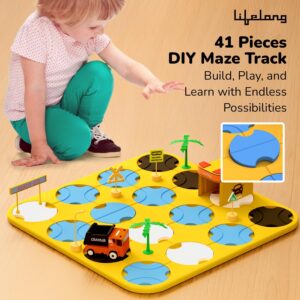 DIY Maze Track Toy with Light & Music