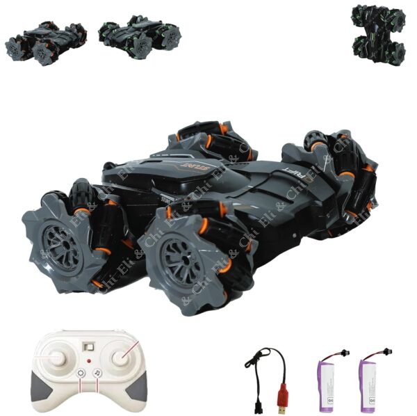Eli & Chi 4X4 Wheel Drive Double Sided RC Stunt Toy Car
