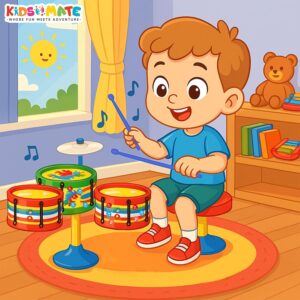 Kidsmate Lil’ Beats Drum Set for Kids